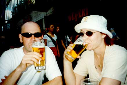 Eine bier, danke.